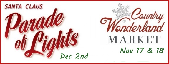 Country Wonderland Market and the Santa Claus Parade of Lights!!
